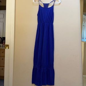 Blue maxi dress